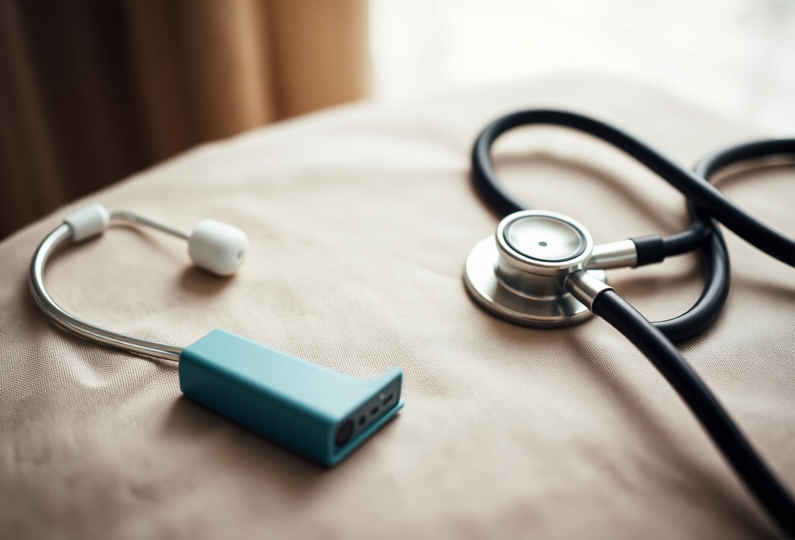 Mobilny sprzęt diagnostyczny używany podczas wizyt domowych